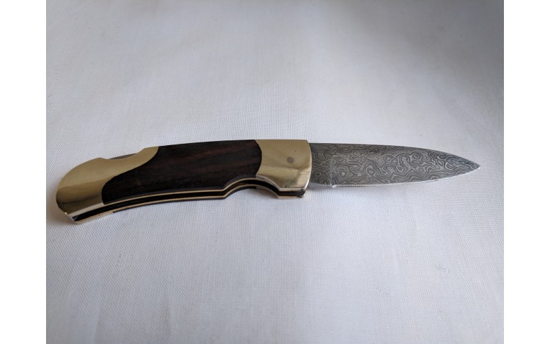 Damascus Folding Pocket Knife