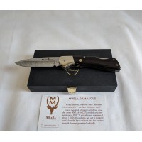 Muela Damascus Folding Knife